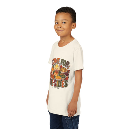 I Came for the Sides Kids Thanksgiving T-Shirt