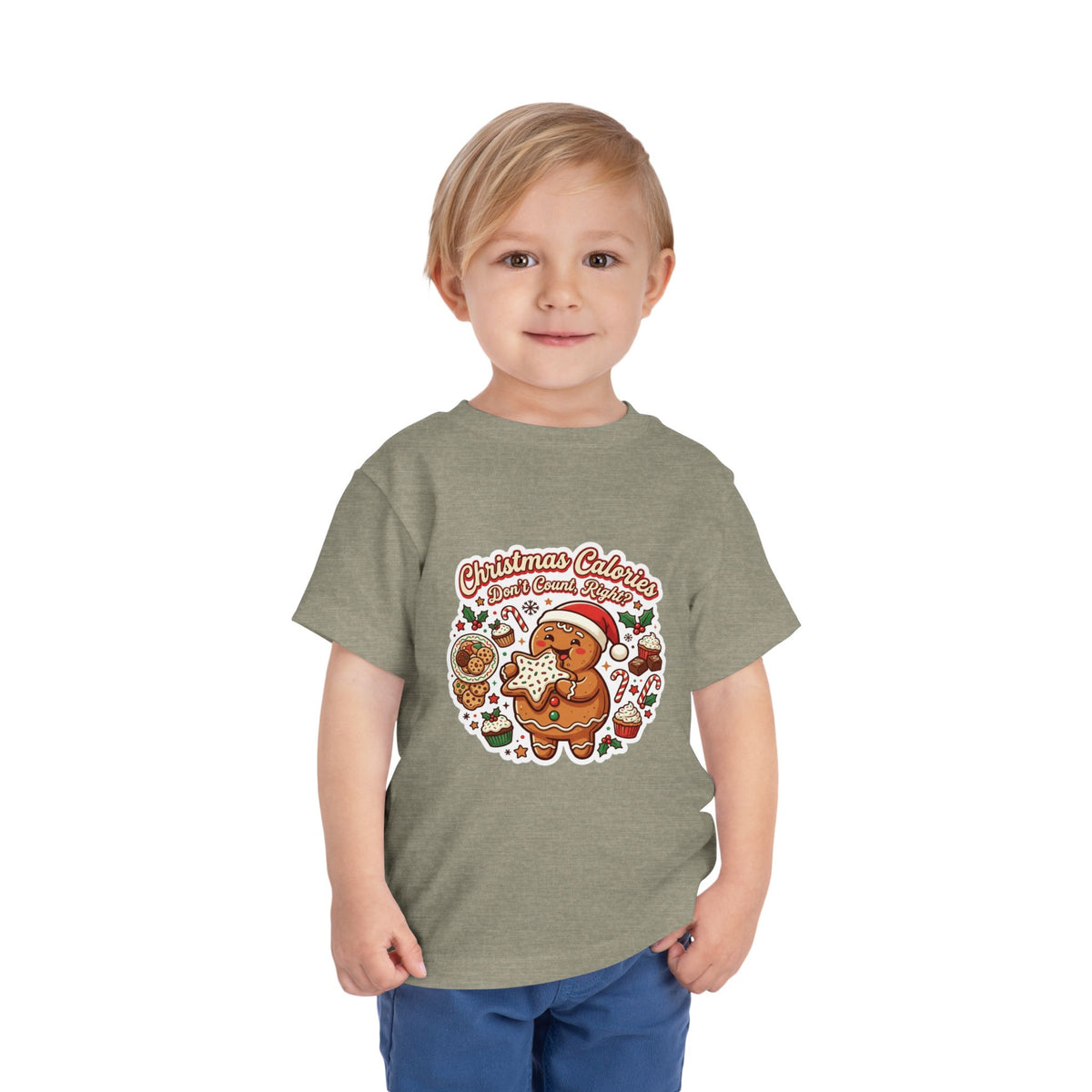 Christmas Calories Don't Count, Right? Toddler T-Shirt