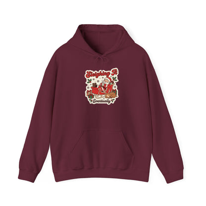 Sleighing It, Eventually Christmas Hoodie