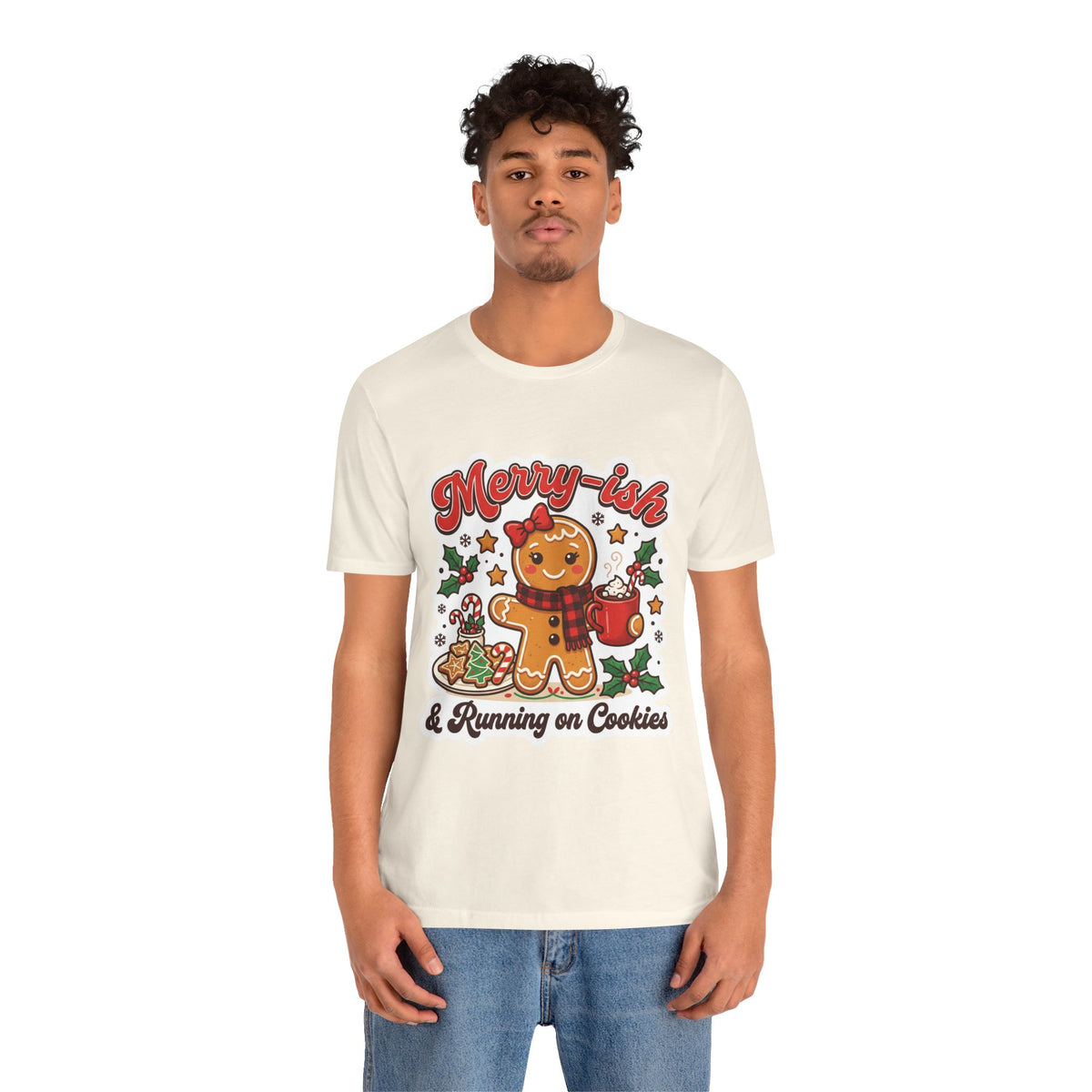 Merry-ish & Running on Cookies Christmas T-Shirt