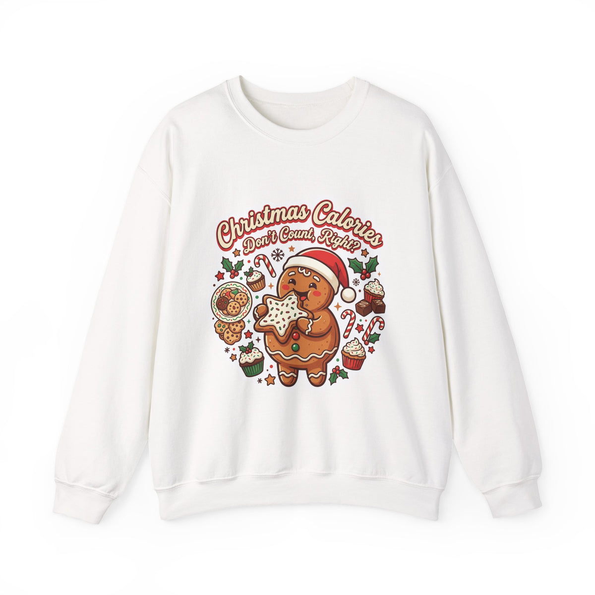 Christmas Calories Don't Count, Right? Crewneck Sweatshirt