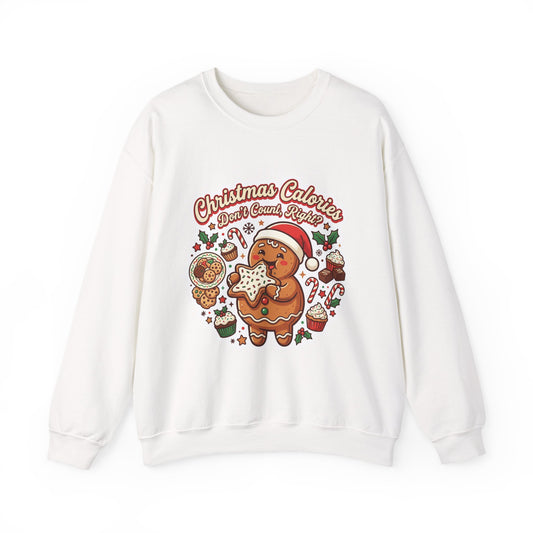 Christmas Calories Don't Count, Right? Crewneck Sweatshirt