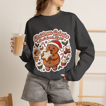 Christmas Calories Don't Count, Right? Crewneck Sweatshirt