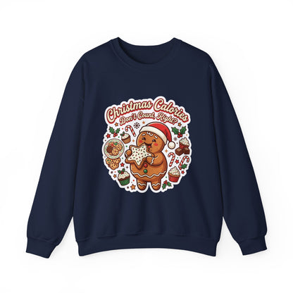 Christmas Calories Don't Count, Right? Crewneck Sweatshirt