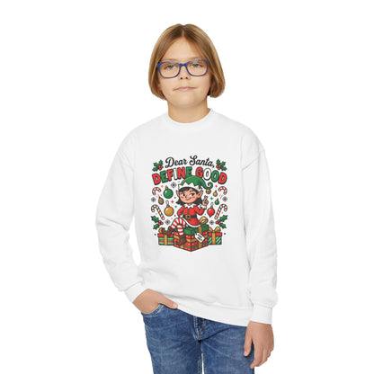 Dear Santa, Define Good Kids Christmas Sweatshirt