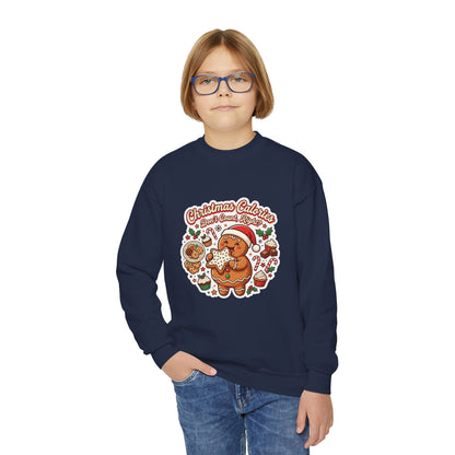 Christmas Calories Don't Count, Right? Kids Sweatshirt