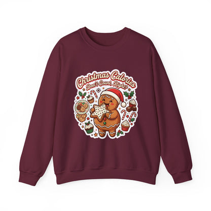 Christmas Calories Don't Count, Right? Crewneck Sweatshirt