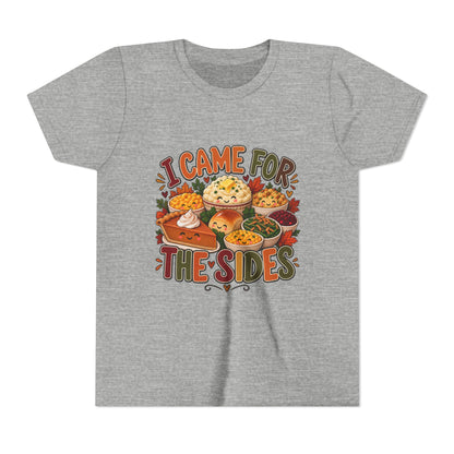 I Came for the Sides Kids Thanksgiving T-Shirt