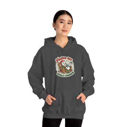 Festive but Socially Exhausted Christmas Hoodie