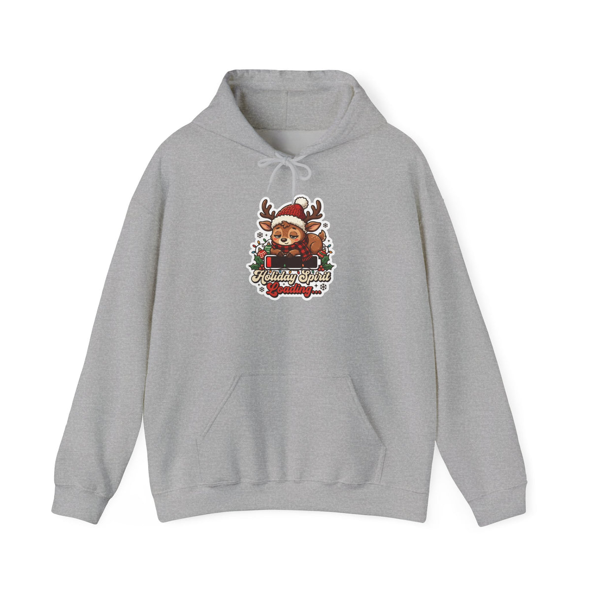 Holiday Spirit Loading Christmas Hoodie
