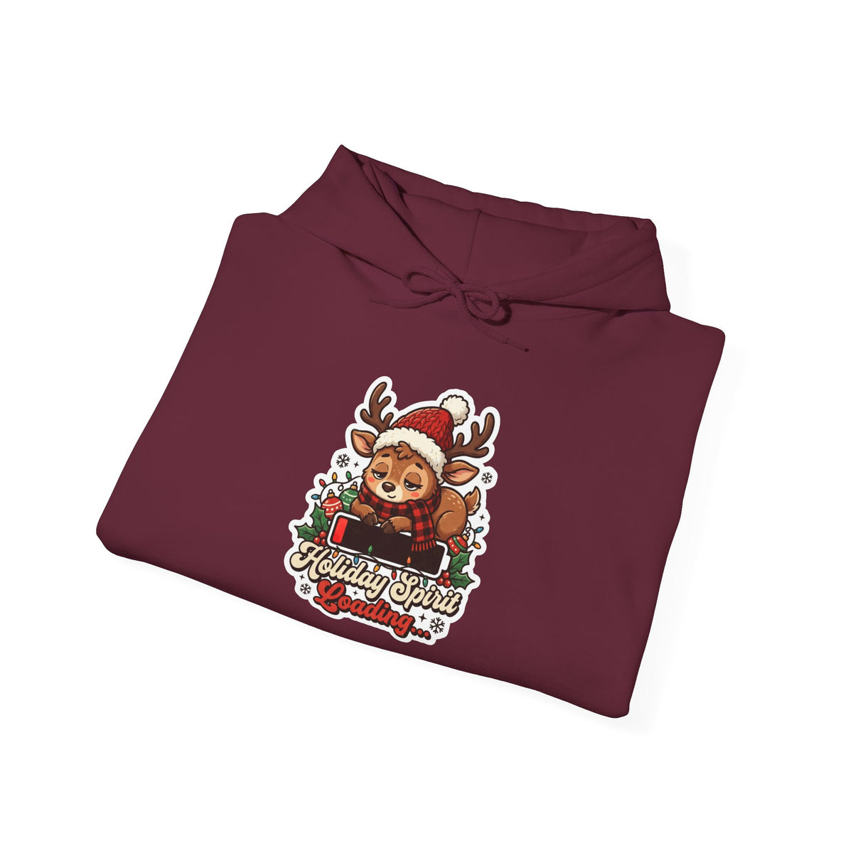 Holiday Spirit Loading Christmas Hoodie