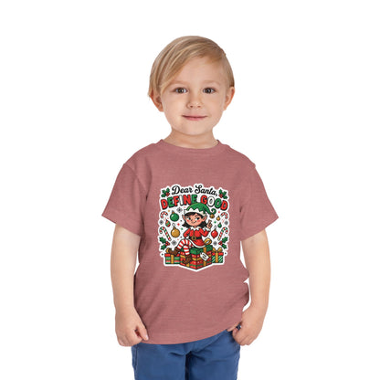 Dear Santa, Define Good Toddler Christmas T-Shirt
