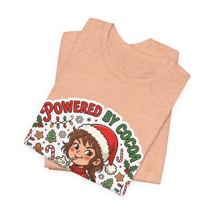 Powered by Cocoa & Questionable Decisions Christmas T-Shirt