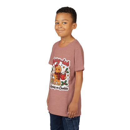 Merry-ish & Running on Cookies Kids Christmas T-Shirt
