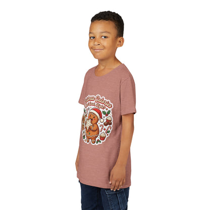 Christmas Calories Don't Count, Right? Kids T-Shirt