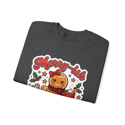 Merry-ish & Running on Cookies Christmas Crewneck Sweatshirt