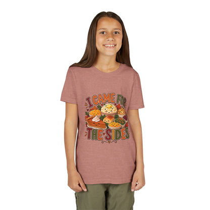 I Came for the Sides Kids Thanksgiving T-Shirt