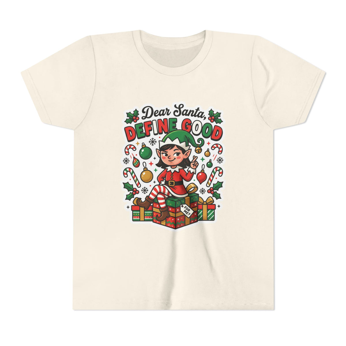 Dear Santa, Define Good Kids Christmas T-Shirt