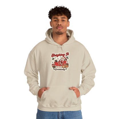 Sleighing It, Eventually Christmas Hoodie