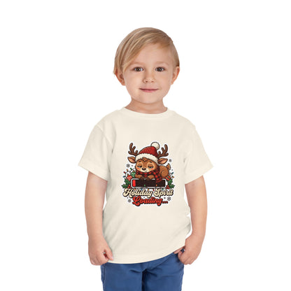 Holiday Spirit Loading Toddler Christmas T-Shirt