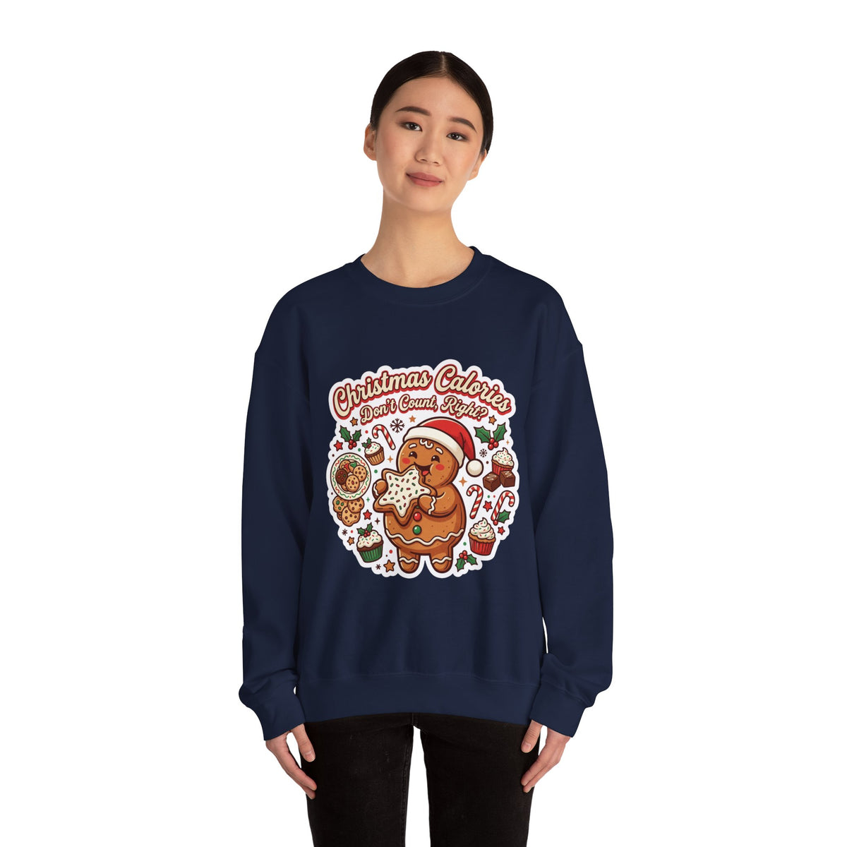 Christmas Calories Don't Count, Right? Crewneck Sweatshirt