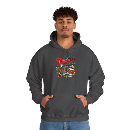Mistletoe Optional, Coffee Required Christmas Hoodie