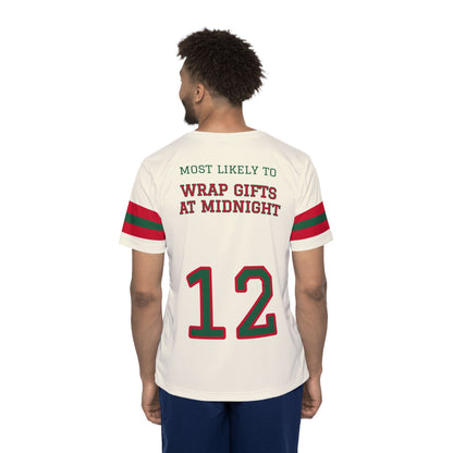 Santa's Squad Most Likely to Wrap Gifts at Midnight Christmas Jersey