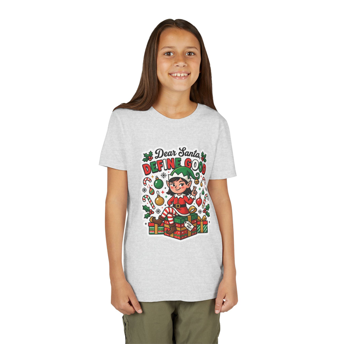 Dear Santa, Define Good Kids Christmas T-Shirt