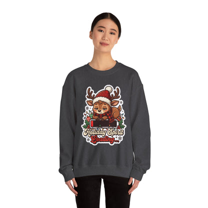 Holiday Spirit Loading Christmas Crewneck Sweatshirt