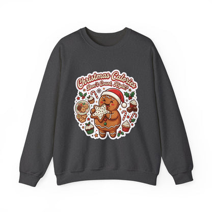Christmas Calories Don't Count, Right? Crewneck Sweatshirt