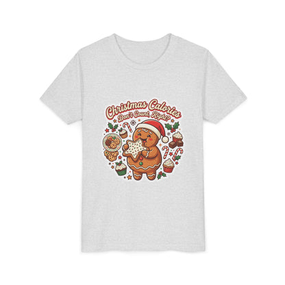 Christmas Calories Don't Count, Right? Kids T-Shirt