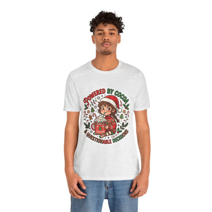 Powered by Cocoa & Questionable Decisions Christmas T-Shirt