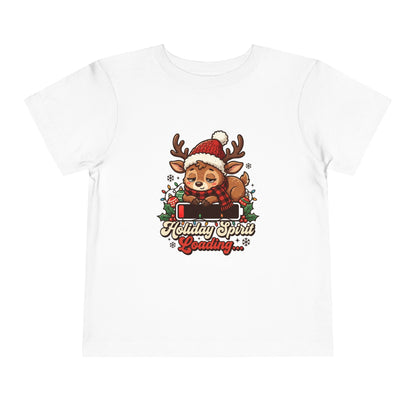 Holiday Spirit Loading Toddler Christmas T-Shirt