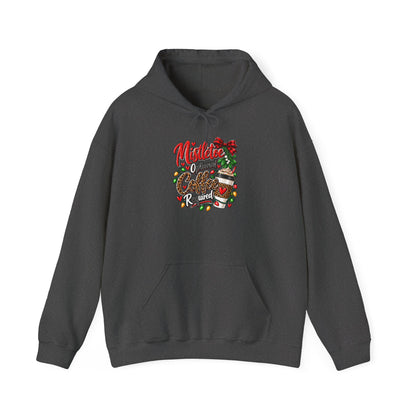 Mistletoe Optional, Coffee Required Christmas Hoodie