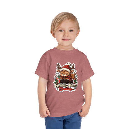 Holiday Spirit Loading Toddler Christmas T-Shirt