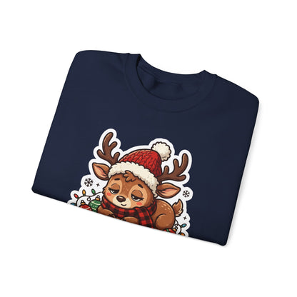 Holiday Spirit Loading Christmas Crewneck Sweatshirt