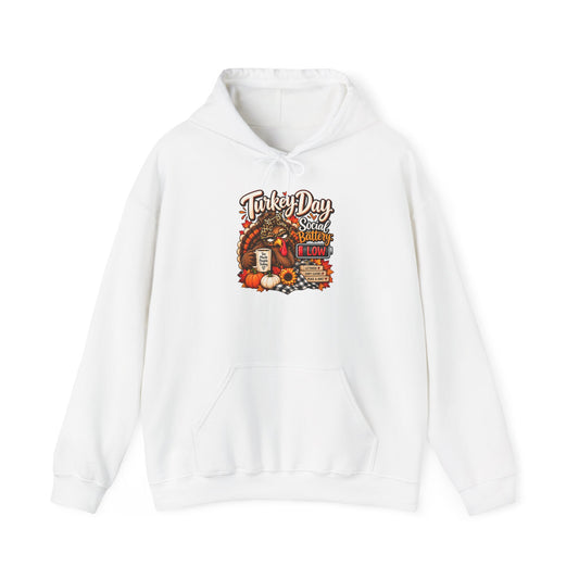 Turkey Day Social Battery: Low Thanksgiving Hoodie