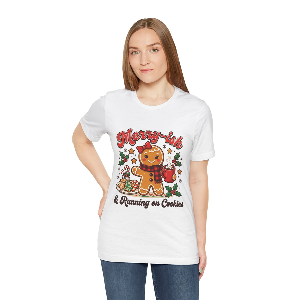 Merry-ish & Running on Cookies Christmas T-Shirt