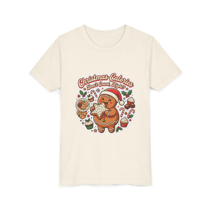 Christmas Calories Don't Count, Right? Kids T-Shirt