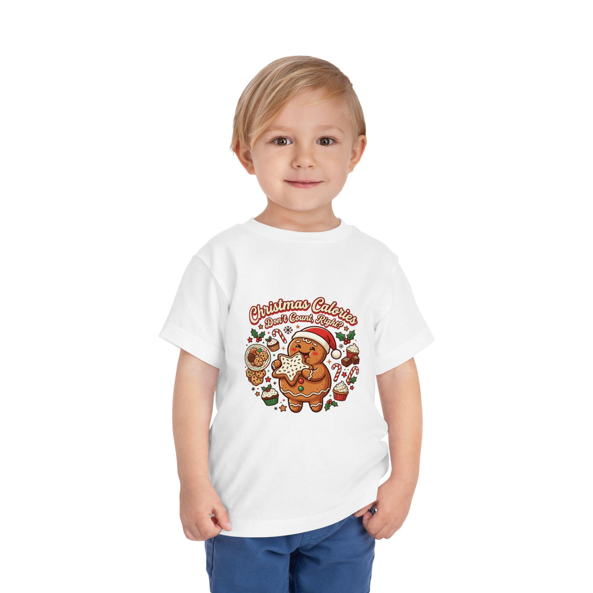 Christmas Calories Don't Count, Right? Toddler T-Shirt