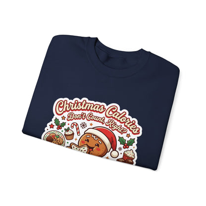 Christmas Calories Don't Count, Right? Crewneck Sweatshirt
