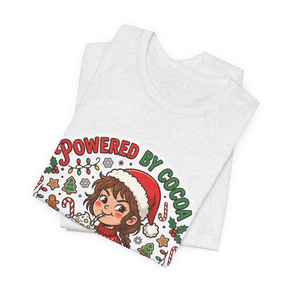 Powered by Cocoa & Questionable Decisions Christmas T-Shirt