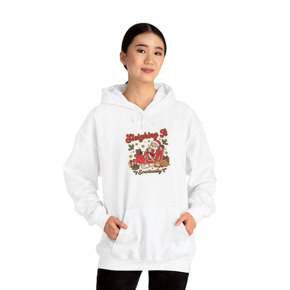 Sleighing It, Eventually Christmas Hoodie