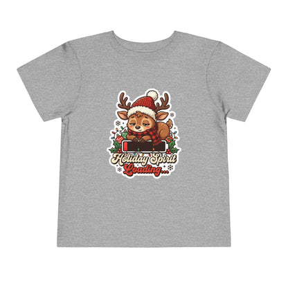 Holiday Spirit Loading Toddler Christmas T-Shirt