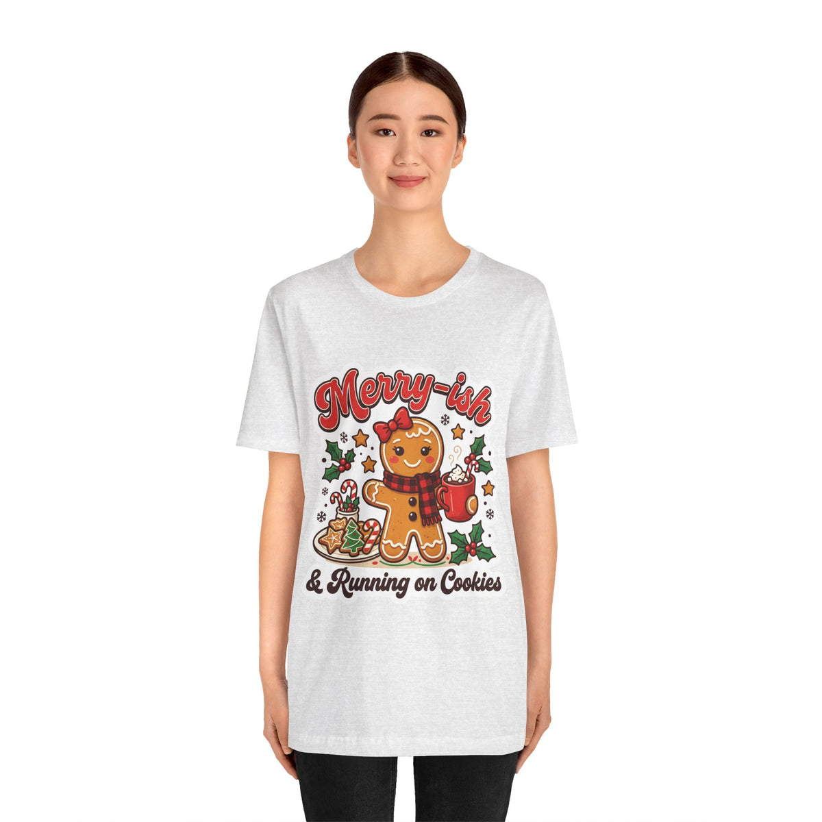 Merry-ish & Running on Cookies Christmas T-Shirt
