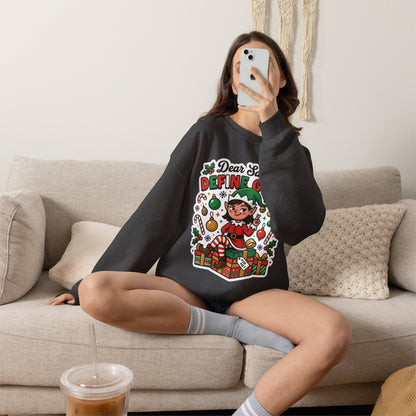 Dear Santa, Define Good Christmas Crewneck Sweatshirt