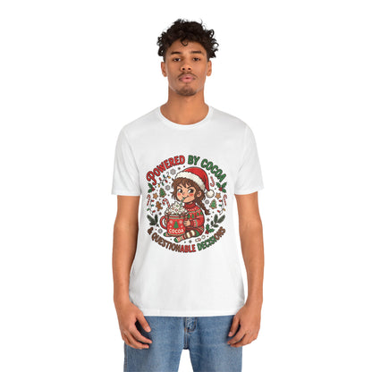 Powered by Cocoa & Questionable Decisions Christmas T-Shirt