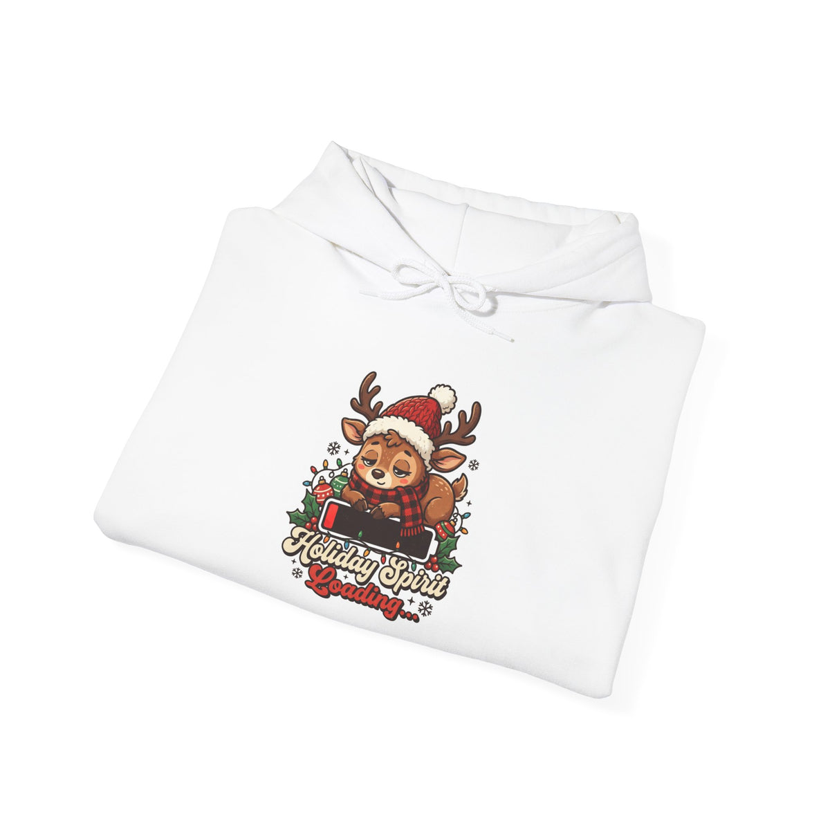 Holiday Spirit Loading Christmas Hoodie