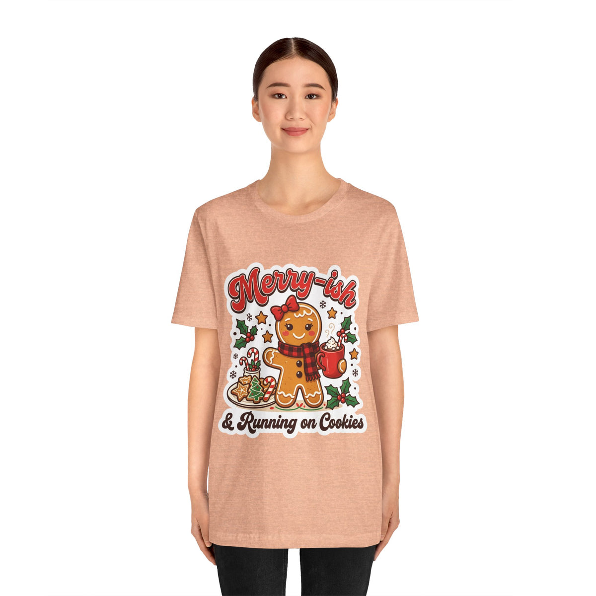 Merry-ish & Running on Cookies Christmas T-Shirt