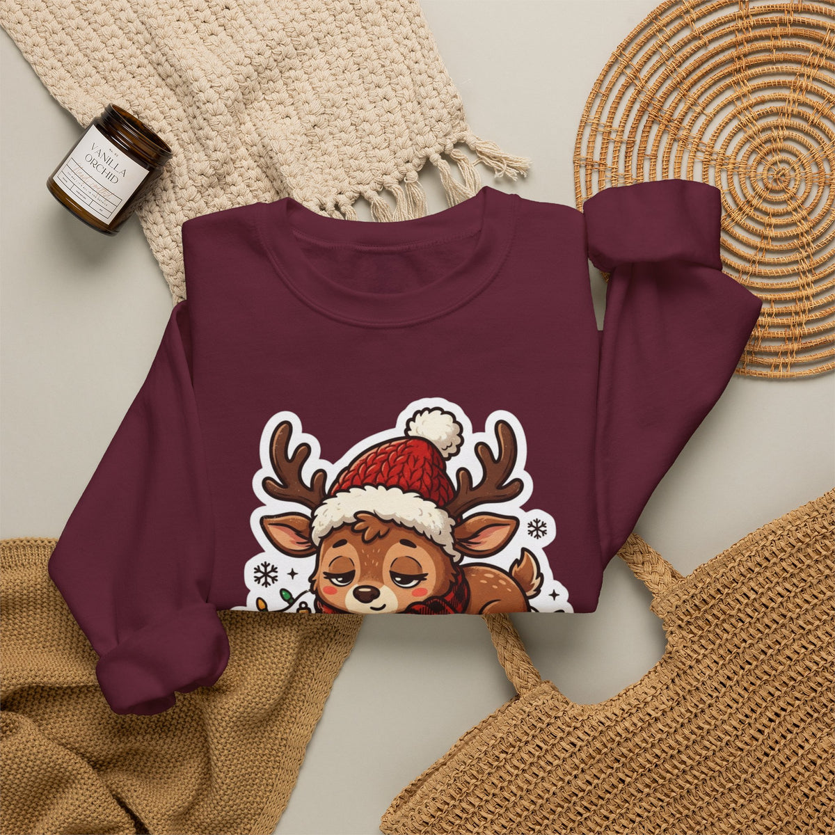 Holiday Spirit Loading Christmas Crewneck Sweatshirt